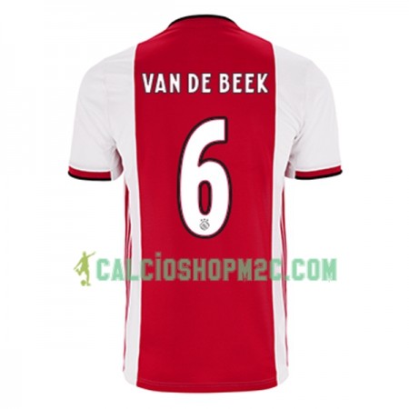 Ajax Amsterdam Donny van de Beek 21 Maglia Prima 2019/2020 Manica Corta